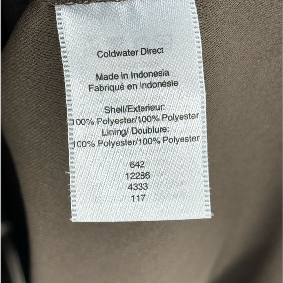 Coldwater Creek sleeveless brown spotted dress with sash women 8 - Picture 5 of 8